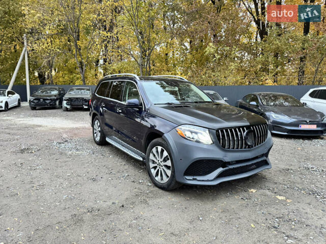 Синий Мерседес ГЛС-Класс, объемом двигателя 3 л и пробегом 52 тыс. км за 24900 $, фото 1 на Automoto.ua