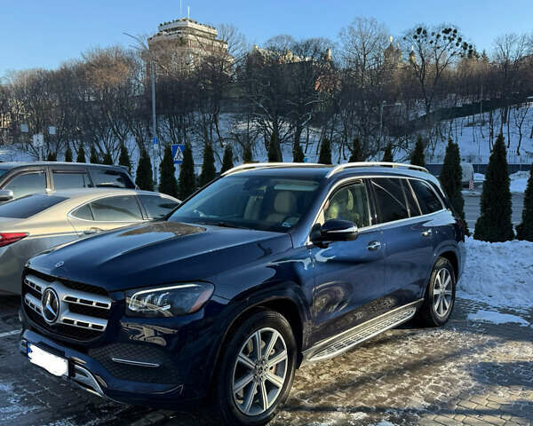 Синій Мерседес ГЛС-Класс, об'ємом двигуна 3 л та пробігом 61 тис. км за 72500 $, фото 1 на Automoto.ua