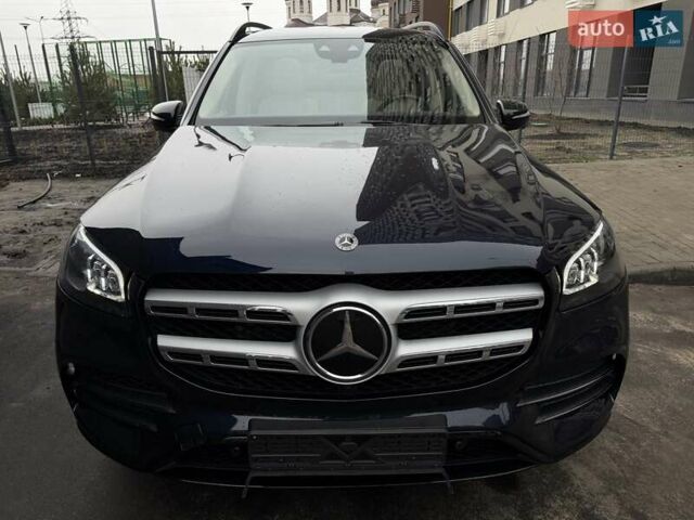 Синий Мерседес ГЛС-Класс, объемом двигателя 3 л и пробегом 60 тыс. км за 77333 $, фото 1 на Automoto.ua