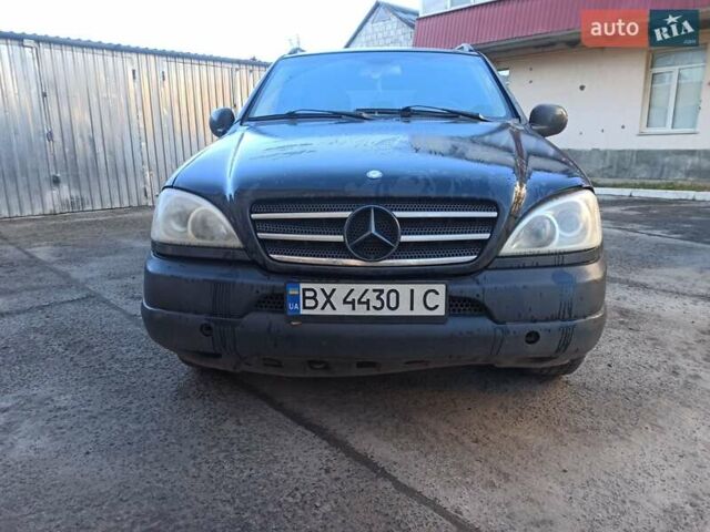 Черный Мерседес М-Класс, объемом двигателя 3.2 л и пробегом 383 тыс. км за 3680 $, фото 1 на Automoto.ua