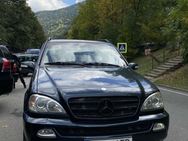 Синій Мерседес МЛ 320, об'ємом двигуна 3.2 л та пробігом 270 тис. км за 5526 $, фото 1 на Automoto.ua