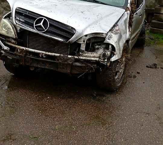 Серый Мерседес МЛ класс, объемом двигателя 2.7 л и пробегом 300 тыс. км за 3500 $, фото 1 на Automoto.ua