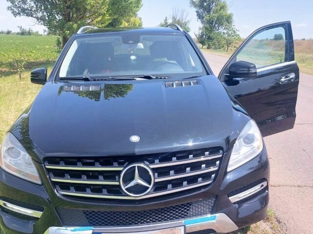 Черный Мерседес МЛ, объемом двигателя 3 л и пробегом 256 тыс. км за 19900 $, фото 1 на Automoto.ua