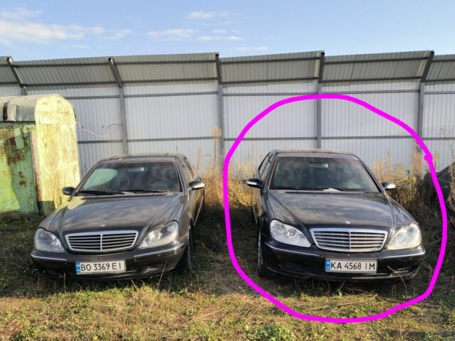 Чорний Мерседес С Клас, об'ємом двигуна 5.8 л та пробігом 50 тис. км за 20000 $, фото 1 на Automoto.ua