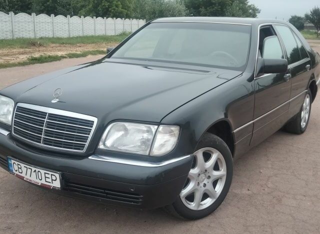 Чорний Мерседес С Клас, об'ємом двигуна 3.5 л та пробігом 5 тис. км за 5500 $, фото 1 на Automoto.ua