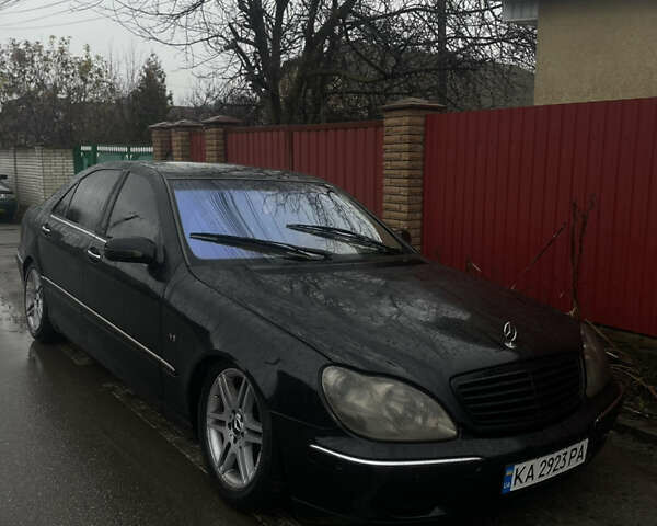 Чорний Мерседес С Клас, об'ємом двигуна 5 л та пробігом 555 тис. км за 4800 $, фото 1 на Automoto.ua