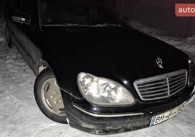 Черный Мерседес С Класс, объемом двигателя 4.97 л и пробегом 350 тыс. км за 3950 $, фото 1 на Automoto.ua