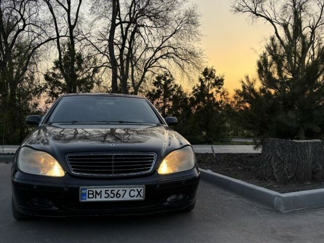 Чорний Мерседес С Клас, об'ємом двигуна 5 л та пробігом 390 тис. км за 3576 $, фото 1 на Automoto.ua