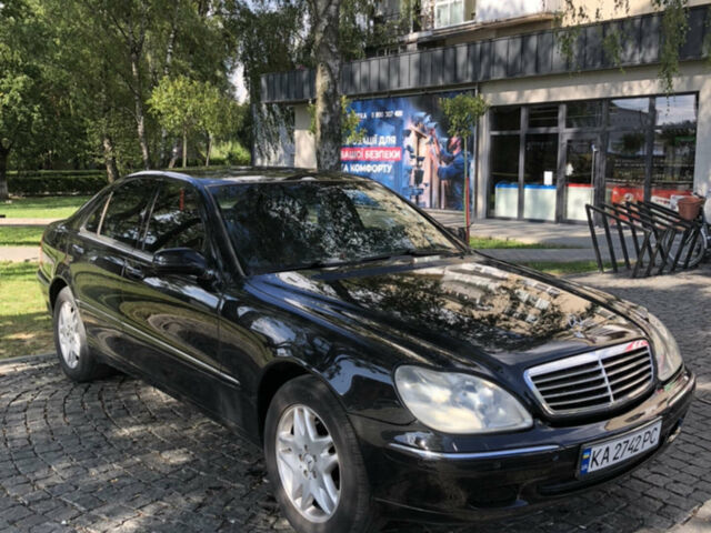 Чорний Мерседес С Клас, об'ємом двигуна 3.2 л та пробігом 335 тис. км за 4600 $, фото 1 на Automoto.ua