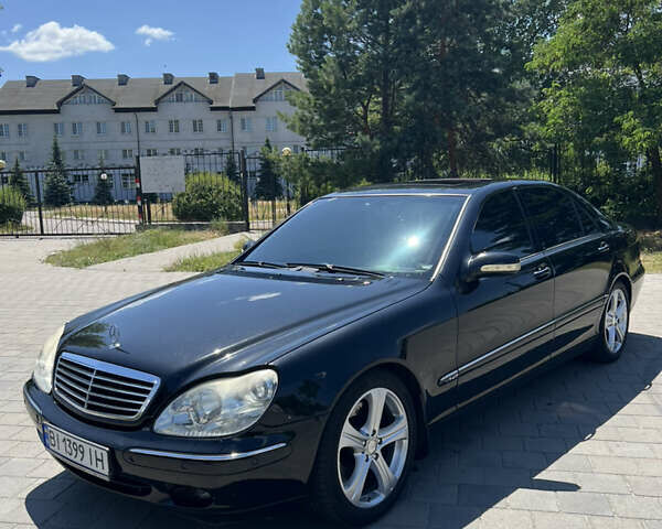 Чорний Мерседес С Клас, об'ємом двигуна 5.51 л та пробігом 250 тис. км за 6500 $, фото 1 на Automoto.ua