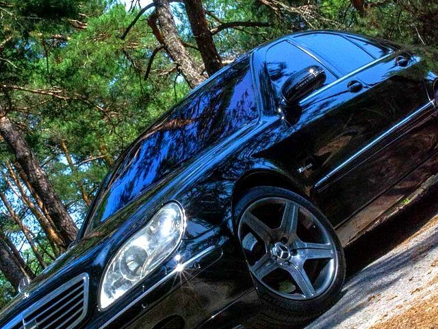 Черный Мерседес С Класс, объемом двигателя 5 л и пробегом 270 тыс. км за 7500 $, фото 1 на Automoto.ua