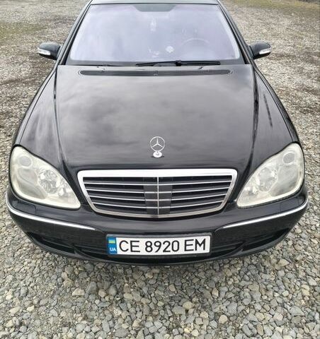 Чорний Мерседес С Клас, об'ємом двигуна 5 л та пробігом 348 тис. км за 6750 $, фото 1 на Automoto.ua
