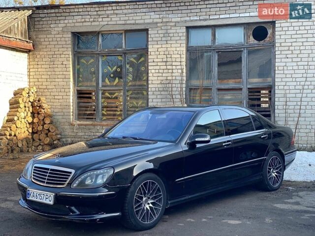 Черный Мерседес С Класс, объемом двигателя 4.97 л и пробегом 506 тыс. км за 6000 $, фото 1 на Automoto.ua