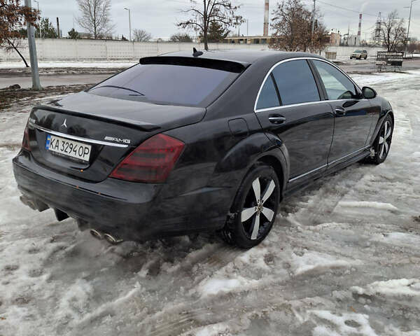 Чорний Мерседес С Клас, об'ємом двигуна 5.46 л та пробігом 238 тис. км за 10500 $, фото 1 на Automoto.ua