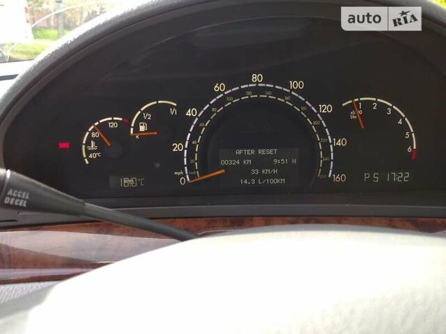 Серый Мерседес С Класс, объемом двигателя 5 л и пробегом 344 тыс. км за 5900 $, фото 1 на Automoto.ua