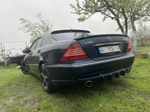 Синій Мерседес С Клас, об'ємом двигуна 5 л та пробігом 443 тис. км за 4500 $, фото 1 на Automoto.ua