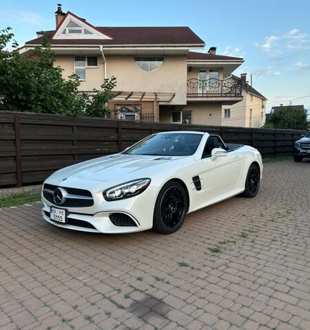 Белый Мерседес СЛ-Класс, объемом двигателя 3 л и пробегом 75 тыс. км за 55000 $, фото 1 на Automoto.ua