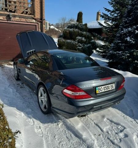 Серый Мерседес СЛ-Класс, объемом двигателя 5.5 л и пробегом 77 тыс. км за 22500 $, фото 1 на Automoto.ua