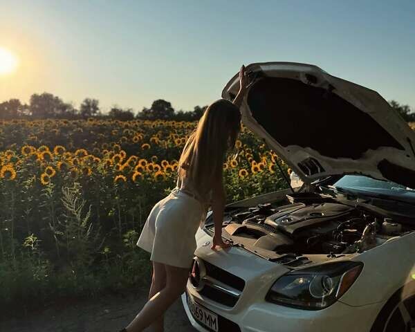 Белый Мерседес СЛК-Класс, объемом двигателя 2 л и пробегом 81 тыс. км за 18000 $, фото 1 на Automoto.ua