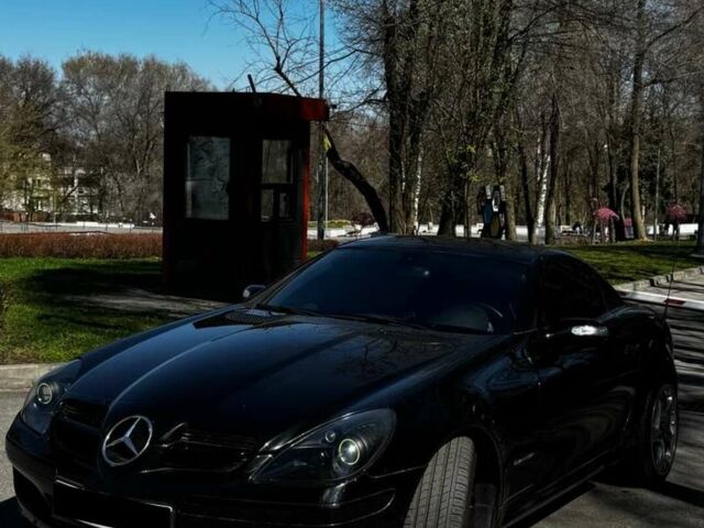 Черный Мерседес СЛК-Класс, объемом двигателя 2 л и пробегом 175 тыс. км за 8000 $, фото 1 на Automoto.ua