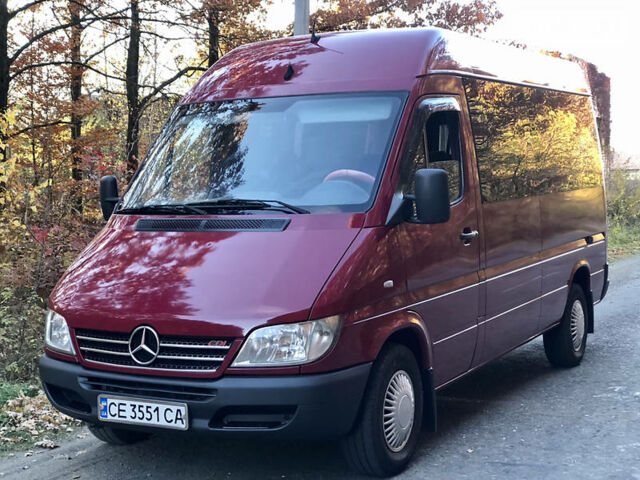 Червоний Мерседес Sprinter 313 груз.-пасс., об'ємом двигуна 2.2 л та пробігом 350 тис. км за 8000 $, фото 1 на Automoto.ua