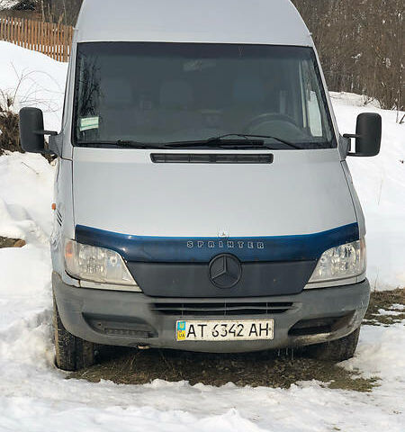 Сірий Мерседес Спрінтер 313 вант., об'ємом двигуна 2.2 л та пробігом 249 тис. км за 7800 $, фото 1 на Automoto.ua