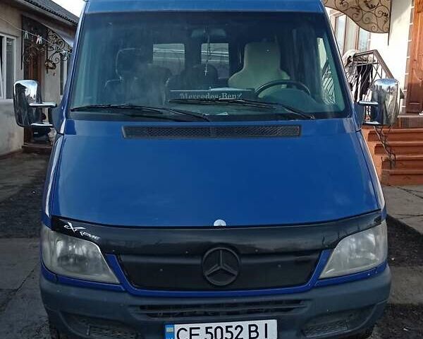 Синий Мерседес Спринтер 313 пасс., объемом двигателя 2.1 л и пробегом 780 тыс. км за 9500 $, фото 1 на Automoto.ua