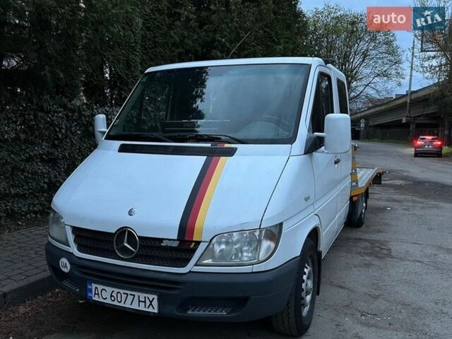 Белый Мерседес Sprinter, объемом двигателя 2.14 л и пробегом 377 тыс. км за 13500 $, фото 1 на Automoto.ua