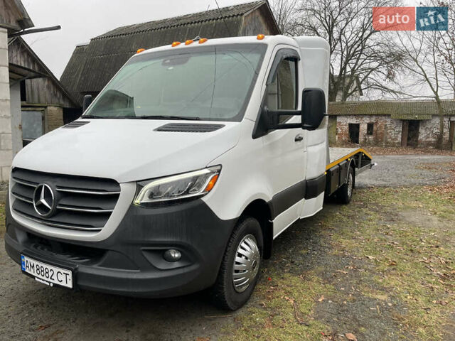 Белый Мерседес Sprinter, объемом двигателя 3 л и пробегом 93 тыс. км за 45000 $, фото 1 на Automoto.ua
