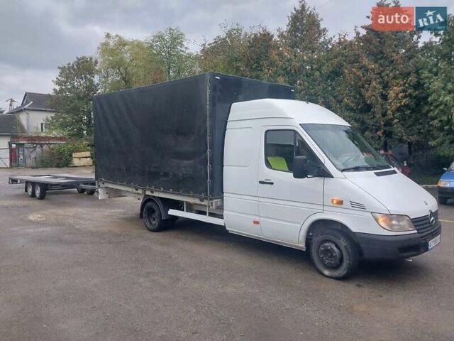 Белый Мерседес Sprinter, объемом двигателя 2.7 л и пробегом 451 тыс. км за 14500 $, фото 1 на Automoto.ua