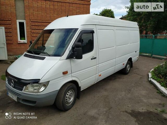 Белый Мерседес Sprinter, объемом двигателя 2.1 л и пробегом 600 тыс. км за 5500 $, фото 1 на Automoto.ua
