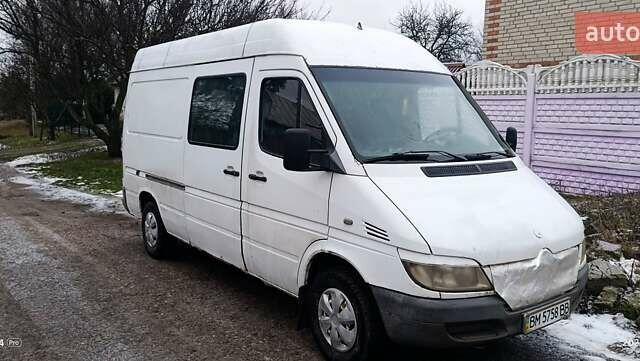 Белый Мерседес Sprinter, объемом двигателя 2.15 л и пробегом 364 тыс. км за 5600 $, фото 1 на Automoto.ua