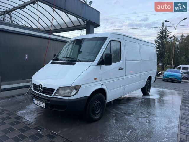 Білий Мерседес Sprinter, об'ємом двигуна 2.15 л та пробігом 555 тис. км за 5800 $, фото 1 на Automoto.ua