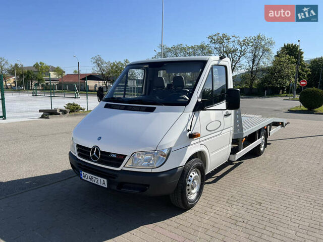 Белый Мерседес Sprinter, объемом двигателя 2.69 л и пробегом 38 тыс. км за 20555 $, фото 1 на Automoto.ua