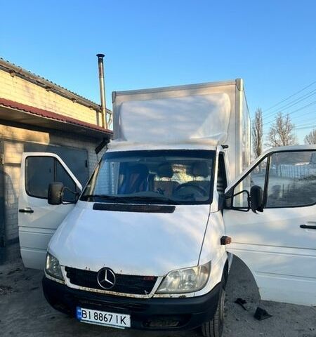Белый Мерседес Sprinter, объемом двигателя 2.15 л и пробегом 823 тыс. км за 12700 $, фото 1 на Automoto.ua