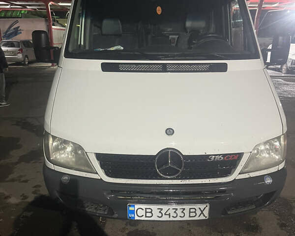 Білий Мерседес Sprinter, об'ємом двигуна 2.69 л та пробігом 617 тис. км за 10900 $, фото 1 на Automoto.ua