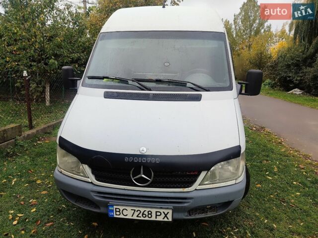 Белый Мерседес Sprinter, объемом двигателя 2.2 л и пробегом 610 тыс. км за 6200 $, фото 1 на Automoto.ua