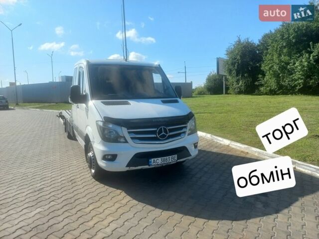 Белый Мерседес Sprinter, объемом двигателя 2.99 л и пробегом 202 тыс. км за 26500 $, фото 1 на Automoto.ua