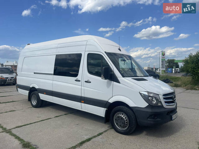 Белый Мерседес Sprinter, объемом двигателя 2.2 л и пробегом 195 тыс. км за 38500 $, фото 1 на Automoto.ua