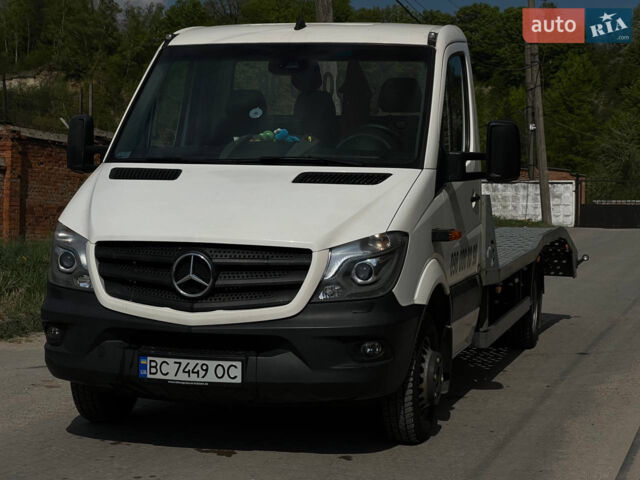 Белый Мерседес Sprinter, объемом двигателя 2.99 л и пробегом 291 тыс. км за 34499 $, фото 1 на Automoto.ua