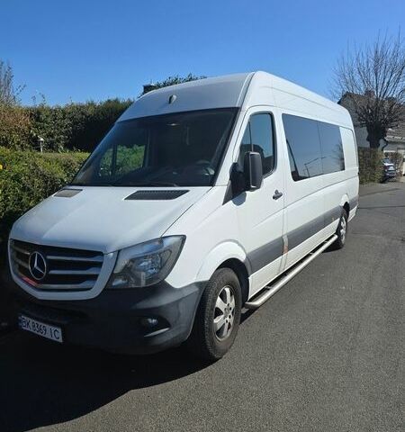 Белый Мерседес Sprinter, объемом двигателя 2.14 л и пробегом 400 тыс. км за 15500 $, фото 1 на Automoto.ua