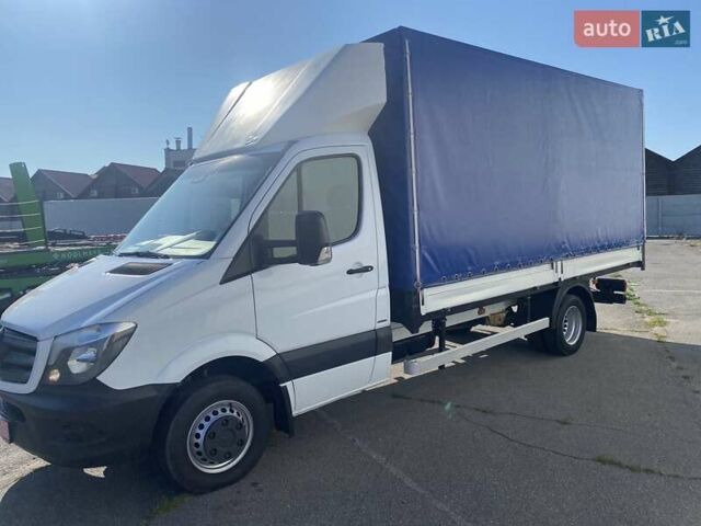 Белый Мерседес Sprinter, объемом двигателя 2.2 л и пробегом 155 тыс. км за 25900 $, фото 1 на Automoto.ua
