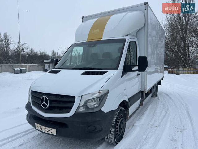 Белый Мерседес Sprinter, объемом двигателя 2.2 л и пробегом 185 тыс. км за 27500 $, фото 1 на Automoto.ua