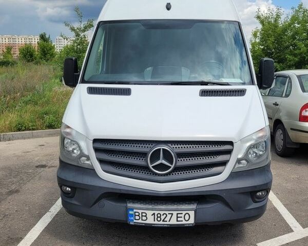 Белый Мерседес Sprinter, объемом двигателя 3 л и пробегом 196 тыс. км за 28000 $, фото 1 на Automoto.ua