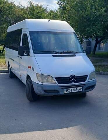 Белый Мерседес Sprinter, объемом двигателя 2.2 л и пробегом 100 тыс. км за 7000 $, фото 1 на Automoto.ua