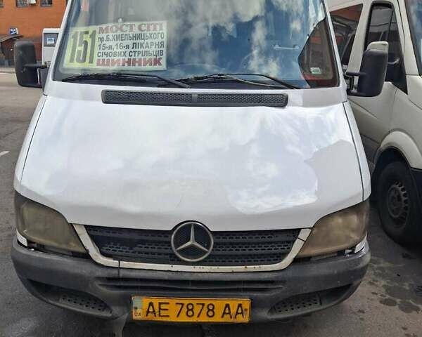 Белый Мерседес Sprinter, объемом двигателя 0.25 л и пробегом 150 тыс. км за 9300 $, фото 1 на Automoto.ua