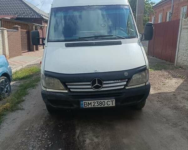 Белый Мерседес Sprinter, объемом двигателя 2.69 л и пробегом 100 тыс. км за 8000 $, фото 1 на Automoto.ua
