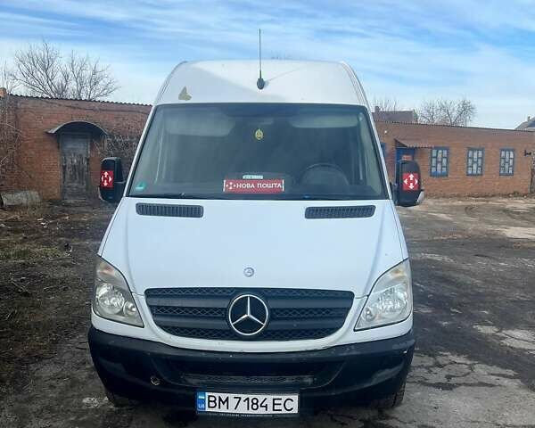 Белый Мерседес Sprinter, объемом двигателя 2.15 л и пробегом 370 тыс. км за 9000 $, фото 1 на Automoto.ua