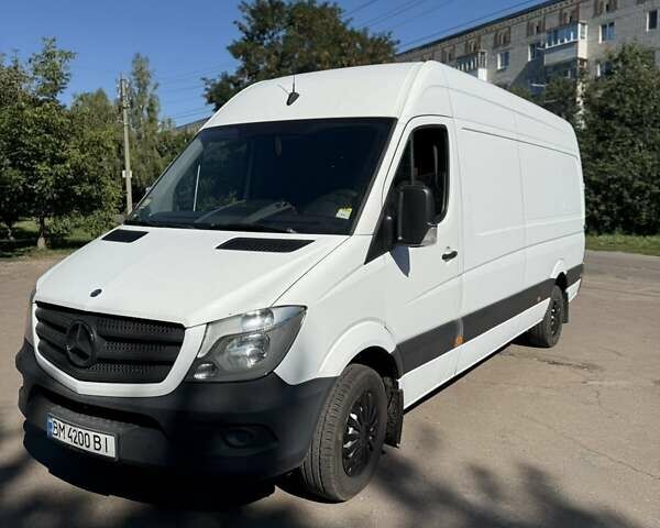 Белый Мерседес Sprinter, объемом двигателя 2.14 л и пробегом 315 тыс. км за 16000 $, фото 1 на Automoto.ua