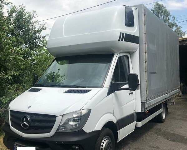 Белый Мерседес Sprinter, объемом двигателя 3 л и пробегом 224 тыс. км за 27000 $, фото 1 на Automoto.ua